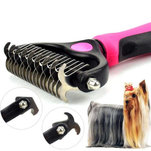 Hair Removal Comb for Dogs Cat Hair Curly Pet